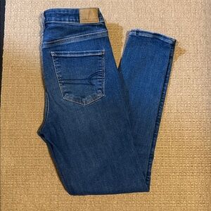 American Eagle Outfitters Deep Indigo Skinny Jeans